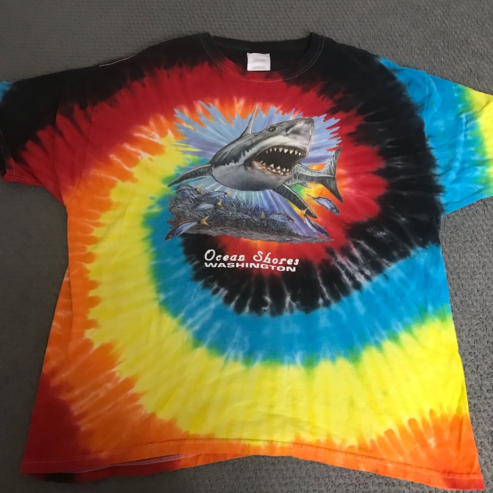 Tie Dye shark T. Yeah you read that right...
